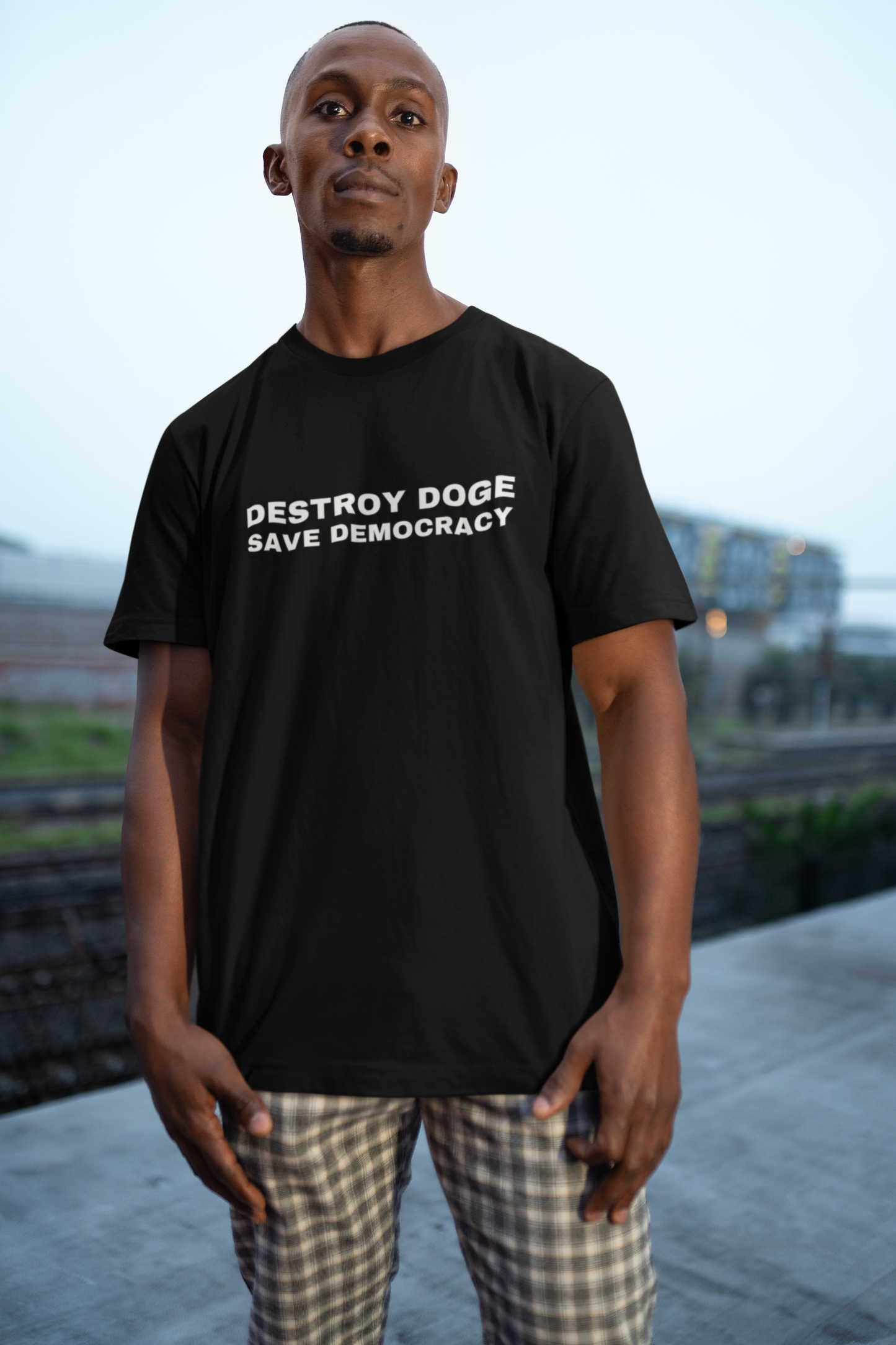 Destroy DOGE, Save Democracy T-Shirt